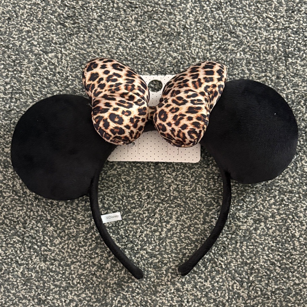 Primark Black and Leopard Print Disney Ears